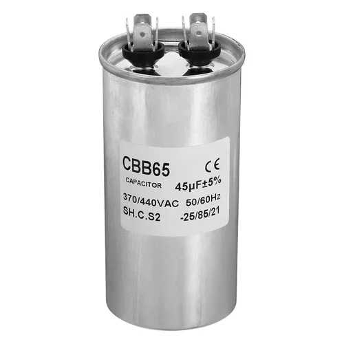Vista 7 de PATIKIL Condensador de arranque de ventilador 40uF 40MDF 370/440VCA, condensador de funcionamiento circular CBB65 para aire acondicionado