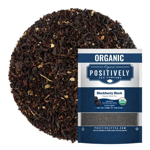 Vista 44 de Organic Positively Tea Company, Té Rooibos de vainilla y naranja sanguina, hoja suelta, 4 onzas