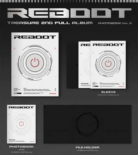 Vista 3 de (PHOTO BOOK Ver.) TREASURE [REBOOT] 2nd Full Album ( Ver.1 ) K-POP SEALED