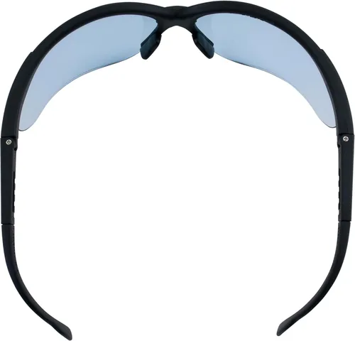 Vista 4 de Global Vision Gafas de sol de seguridad Blue Moon Marco Negro Lentes azules ANSI Z87.1