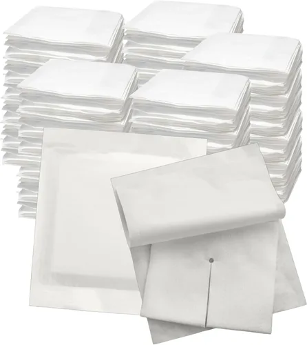 Vista 17 de Vakly Gasa de esponja de drenaje dividido de 4 x 4 estériles de 6 capas [paquete de 50] vendaje absorbente precortado de 4 x 4 pulgadas no tejido