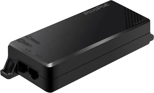 Vista 6 de Inyector Gigabit PoE, compatible con IEEE 802.3af, adaptador Ethernet POE de 48 V 100/1000 Mbps de repuesto para Ubiquiti U-POE-af, TP-Link
