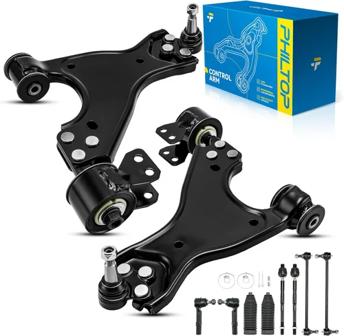 Vista 104 de PHILTOP Kit de suspensión ajustable de elevación de 1-6 pulgadas, 4 piezas de brazos de control superiores e inferiores delanteros compatibles