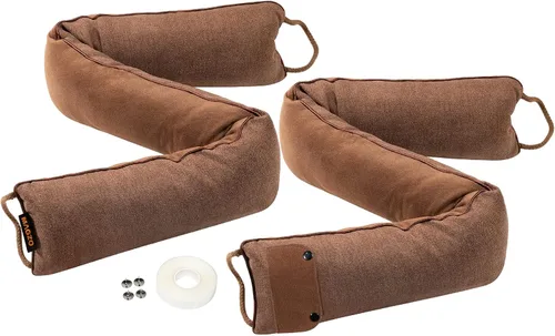 Vista 14 de MAGZO Tope de Corrientes de Aire para Puerta, Bloqueador de Corrientes de Aire Bajo la Puerta de 32 Pulgadas Tope de Ruido, Bloqueador de Viento