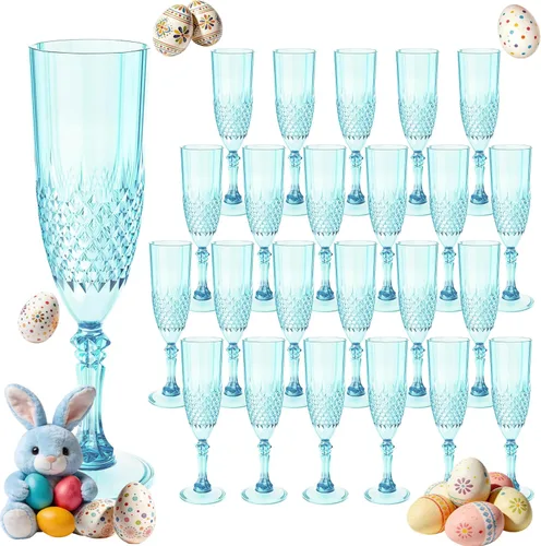 Vista 14 de Copas de champán de plástico, 12 copas de vino de plástico ámbar, inastillables, reutilizables, para bodas, despedidas de soltero, brindis y eventos