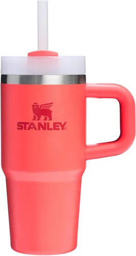 Vista 125 de Stanley Quencher H2.0 - Vaso de 14 onzas con pajilla y tapa giratoria de 3 posiciones, compatible con portavasos para viajes, vaso aislado de acero