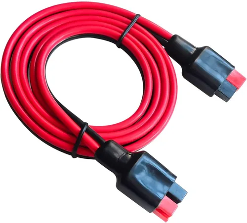 Vista 2 de Cable de extensión de carga solar Conector Adaptador 14AWG 45A Cable de adaptador de batería, Compatible con generador solar Estación de energía