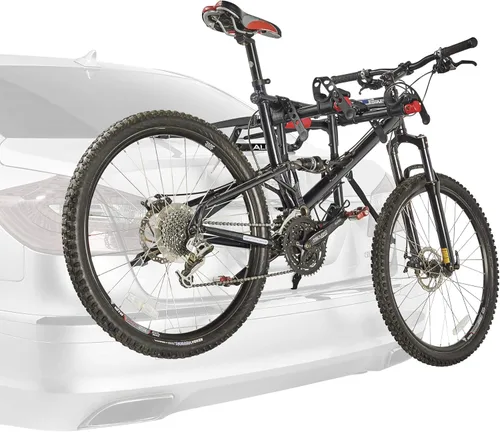 Vista 4 de Allen Sports Premier Portaequipajes de Maletero para 2 Bicicletas, Modelo S102, Negro