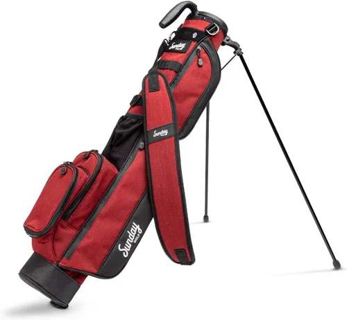 Vista 15 de The Original Sunday Golf Loma Bag - Bolsa de golf ligera con correa y soporte, fácil de transportar bolsa de pie para campo de prácticas, par 3