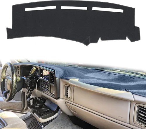 Vista 8 de Cubierta de salpicadero para Chevrolet Silverado 1500 2500 3500 1999-2006 Avalanche Chevy Tahoe Suburban GMC Sierra Yukon cubierta de tablero Beige