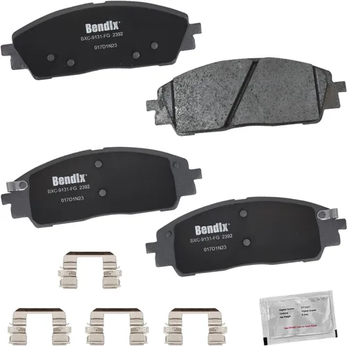 Vista 161 de Pastillas de freno delanteras semi-metálicas Bendix Priority1 CFM1774 para Ford Transit 2019-2017, Transit-150 2021-2015, Transit-250 2021-2015