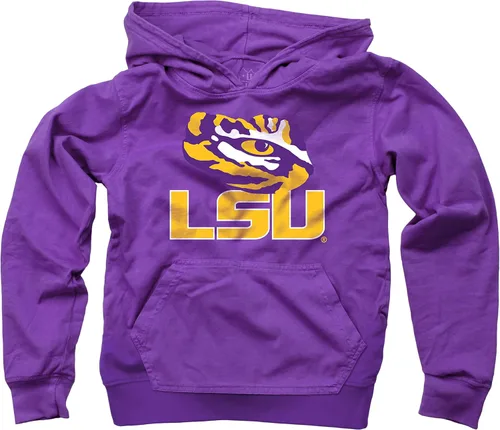 Vista 13 de Wes and Willy Sudadera con capucha de algodón orgánico con logotipo de equipo universitario