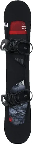 MONS Funda Protectora de Snowboard de Forro Suave con Encuadernación Abierta