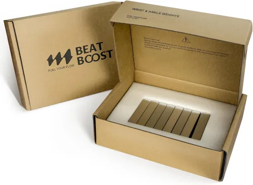 Vista 10 de Ankle Wrist Weights 4lb/10lb/15lb/20lb/25lb/30lb BeatBoost Adjustable Leg Arm Weights for Men Walking Pilates Exercise Workout Gym Aerobics