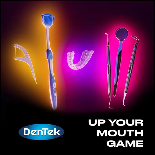Vista 5 de DenTek Triple Clean Advanced Clean - Púas de hilo dental, sin roturas y sin triturar, 20 unidades (paquete de 2)