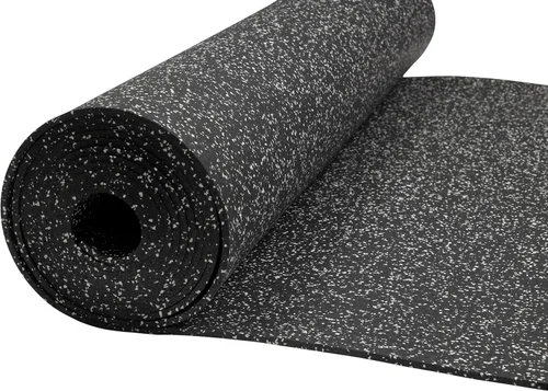 Vista 9 de Playsafer Genaflex - Esterilla de goma para piso de gimnasio, rollo de piso protector comercial para gimnasio de alta resistencia - 8mm de espesor