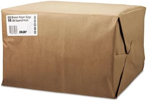 Vista 2 de General Bolsa de papel 1/6 75#, 75lb Kraft, marrón, 12 x 7 x 17, 400/paquete