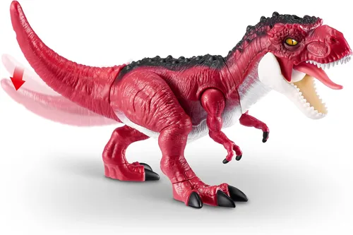 Vista 5 de Robo Alive Dino Action Pteradactyl de ZURU - Juguetes de dinosaurio, acción de mordida real, sonido realista de rugidos, robótico interactivo
