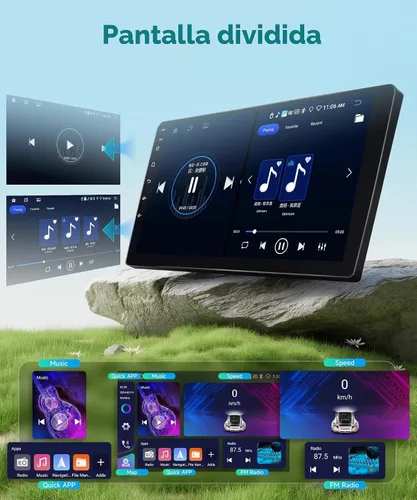 Vista 9 de Rimoody 4G+64G Android Car Stereo para Suzuki SX4 Radio 2006-2013 Carplay