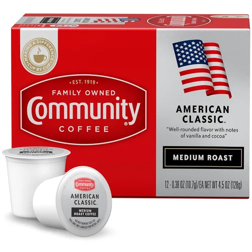 Vista 61 de Community Coffee 100% Colombia - Cápsulas de café de tostado medio oscuro, 12 unidades, compatibles con cafeteras Keurig 2.0 K-Cup, caja de 12