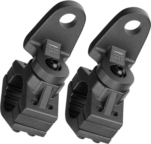 Vista 8 de KEMIMOTO Soporte para látigo de ATV, soportes de bandera de luz resistentes que se ajustan a barras de manillar/bastidor de 0.875"/1"/1.125