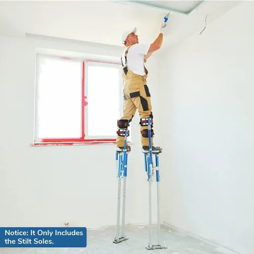 Vista 3 de Kits de repuesto de suela de zancos para paneles de yeso, kit de repuesto de accesorios de zancos, almohadillas antideslizantes para paneles