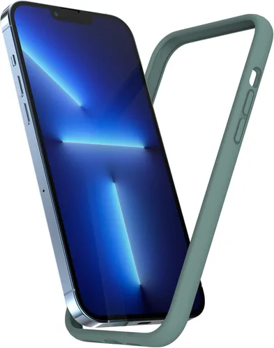 Vista 13 de K TOMOTO Compatible con iPhone 13 Mini (5.4 pulgadas), marco protector de silicona líquida [borde elevado y protección contra caídas] Tacto sedoso