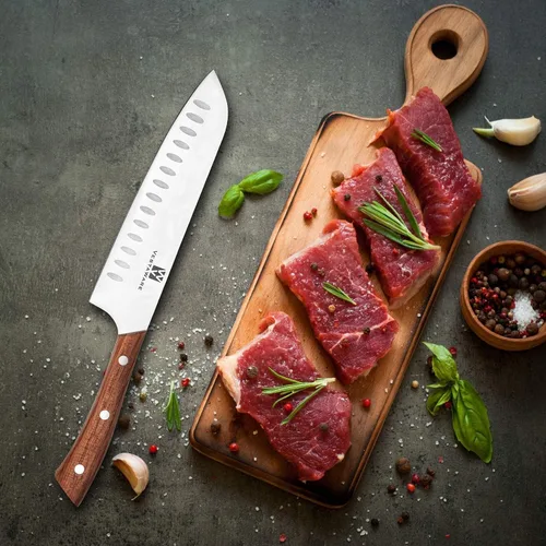 Vista 8 de Knife Set, Vestaware Kitchen Knife Set 16 Pieces German High Carbon Stainless Steel Knife Block Set with Ergonomic Handle, Kitchen Knives, Ultra