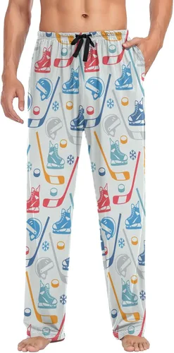Vista 4 de Funny Pajama Pants Mens Lounge Pants Super Soft Men Pajama Bottoms with Pockets Drawstring