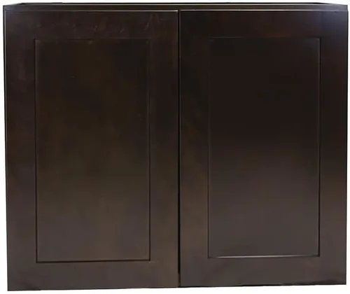 Brookings Shaker Armario de Cocina de Pared Completamente Ensamblado W2436, 24 A x 12 P x 36 Al, Marrón, Madera Sólida, Design House, 569004