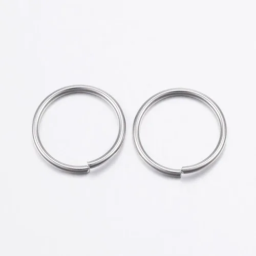 Vista 11 de HDSupplies 100 anillos de acero inoxidable 304 en tono negro, calibre 18 de 0.236 in (0.039 pulgadas de grosor)