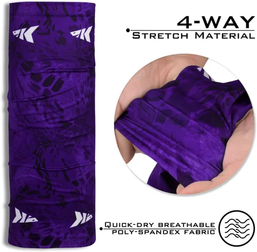 Vista 3 de KastKing Sol Armis - Cubrecuello con protección solar FPU 50 contra los rayos ultravioleta del sol, cubrebocas