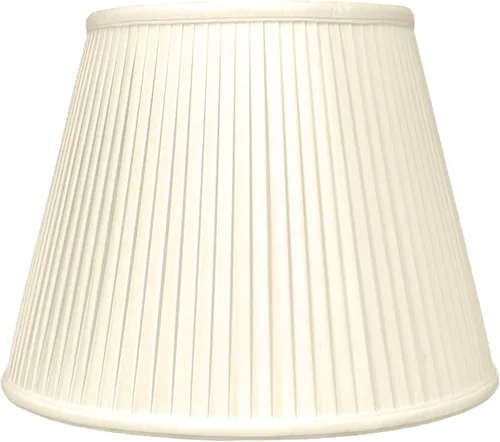 Vista 2 de Royal Designs - Pantalla básica plisada lateral profunda imperio, beige, 7.5 x 12 x 9.5 pulgadas, BS-729-12BG
