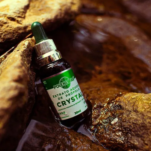 Vista 3 de Polenectar 5 botellas de cristal de propóleo verde - Extracto de solución acuosa 30ML