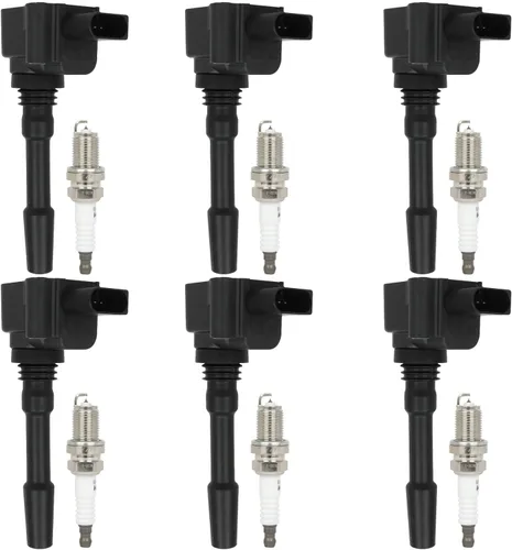 Vista 32 de ECCPP UF237 6 bobinas de encendido con 6 bujías de iridio para Tracker/XL-7 Grand Vitara V6 2004-2007 2.5L E525A GN10350 50072