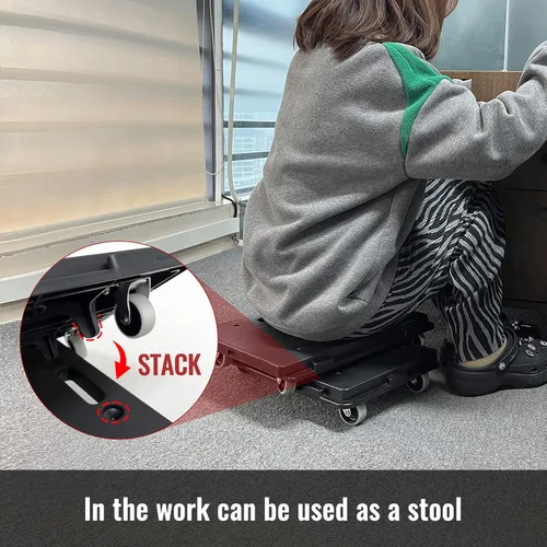 Vista 5 de Carrito para Muebles, Carrito de Transporte de 4 Ruedas Resistente, 16in-11in, Capacidad de 500lbs, Transportadores de Muebles con Ruedas, Carrito
