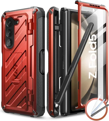 Vista 7 de SUPCASE Unicorn Beetle Pro Series - Funda para Samsung Galaxy Z Fold 3 5G (2021), carcasa resistente de doble capa de cuerpo completo con protector