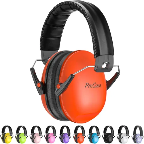 Vista 13 de ProCase Audífonos con Cancelación de Ruido para Niños Pequeños, Orejeras con Reducción de Ruido SNR 27dB, Protección Auditiva para Monster Jam