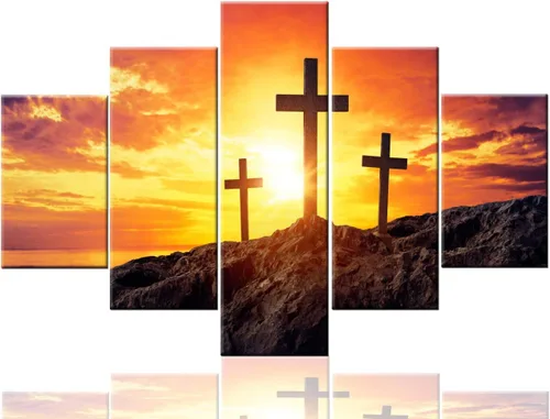 Vista 156 de TUMOVO Jesús Christian - Pintura sobre lienzo de 5 piezas