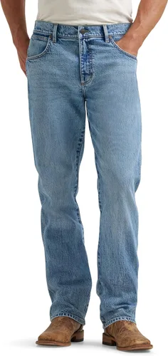 Vista 4 de Wrangler Jeans retro ajustados de pierna recta para hombre