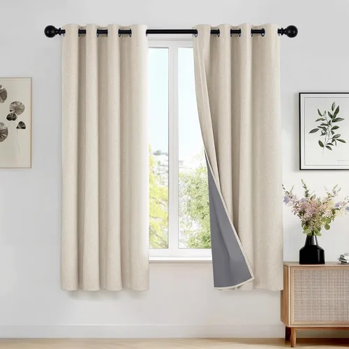 52"W x 54"L (Pack of 2) · Recubrimiento/Lino