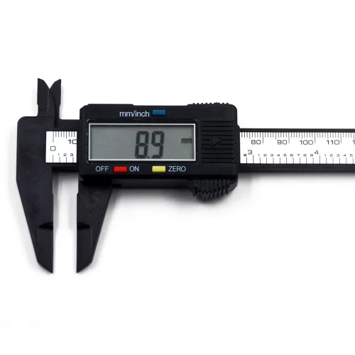Vista 3 de Herramienta de medición de calibradores de 0 a 6 pulgadas, calibrador micrómetro electrónico con pantalla LCD grande, función de apagado automático