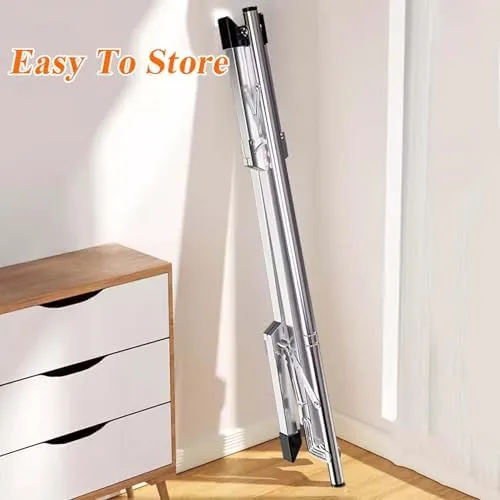Vista 7 de Collapsible Clothes Drying Rack, Heavy Duty 201 Stainless Steel, Space Saving Foldable Laundry Rack, Portable Garment Dryer for Indoor/Outdoor Use