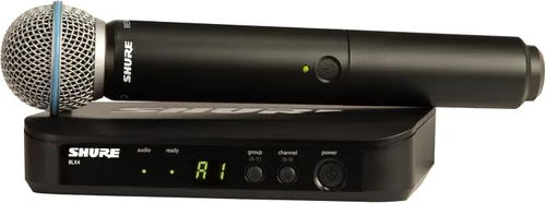 Vista 7 de Sistema de micrófono inalámbrico UHF Shure BLX24/B58 - Perfecto para iglesia, karaoke, voces - Vida de batería de 14 horas, rango de 300 pies