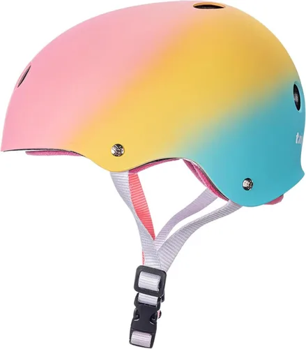 Vista 27 de Triple Eight Casco certificado Sweatsaver para patineta, BMX, Roller Derby, patinaje sobre ruedas, patinaje en línea, scooter y bicicleta