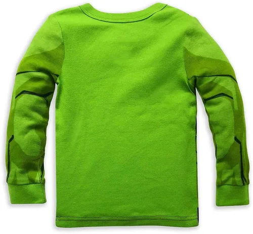 Vista 3 de Marvel Disfraz de Hulk PJ PALS para niños Multicolor