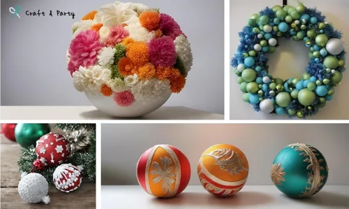 Vista 4 de Evershine Paquete de 100 bolas de espuma para manualidades de 1 pulgada, bolas de poliestireno de espuma lisas blancas para proyectos