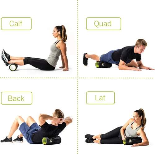 Vista 3 de TriggerPoint Grid 1.0 Foam Roller - 13" Multi-Density Massage Roller for Deep Tissue & Muscle Recovery - Relieves Tight, Sore Muscles & Kinks