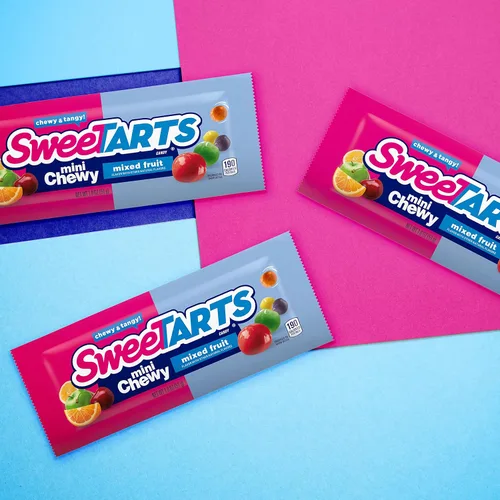 Vista 5 de SweeTARTS Mini caramelos masticables, bolsas de 1.8 onzas (paquete de 48)