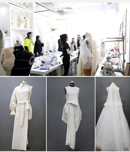 Vista 2 de Adjustable Female Dress Form Mannequin Torso - Sewing Dummy with Foam Body for Pins & Clothing, Tripod Stand, 80cm for Tailoring & Crafting